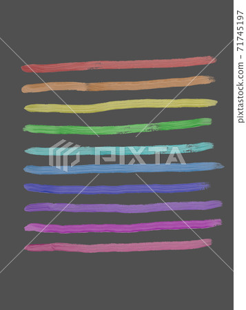 Paint handwritten lines Paint handwritten lines 71745197