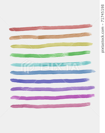 Paint handwritten lines Paint handwritten lines 71745198