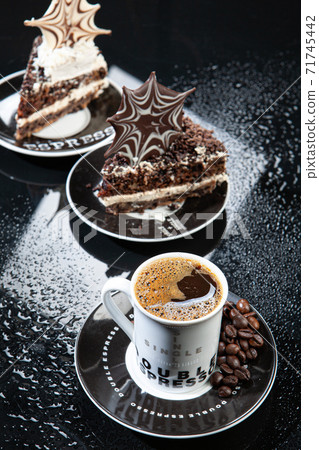Coffee And Chocolate Cake Coffee And Chocolate Cake 71745442