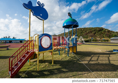 在Am美大島的Ayamaru Misaki遊客公園中的遊樂設備 在Am美大島的Ayamaru Misaki遊客公園中的遊樂設備 71747565