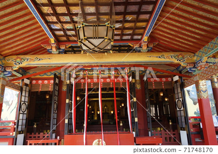 The main shrine of Yutoku Inari Shrine, Kashima City, Saga Prefecture The main shrine of Yutoku Inari Shrine, Kashima City, Saga Prefecture 71748170