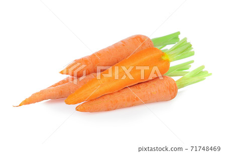 Carrot isolated on white background. Carrot isolated on white background. 71748469