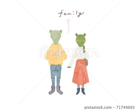 Crocodile family Crocodile family 71749893