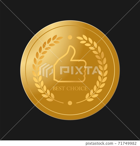 Gold laurel wreath or laureate wreath as award Gold laurel wreath or laureate wreath as award 71749982