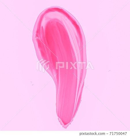 Pink brush stroke or makeup smudge closeup, beauty cosmetics and lipstick texture Pink brush stroke or makeup smudge closeup, beauty cosmetics and lipstick texture 71750047