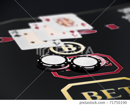 Playing cards game in casino, gambling ad Playing cards game in casino, gambling ad 71750190