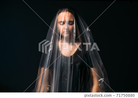 hopeless woman female protection polyethylene bag 71750880