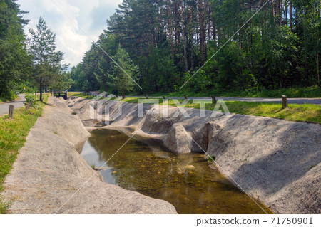 Artificial channel for sports. There is no water. Artificial channel for sports. There is no water. 71750901