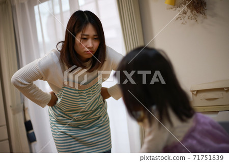 媽媽罵孩子 媽媽罵孩子 71751839