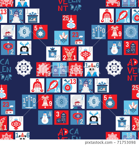 Advent pattern 3 71753098
