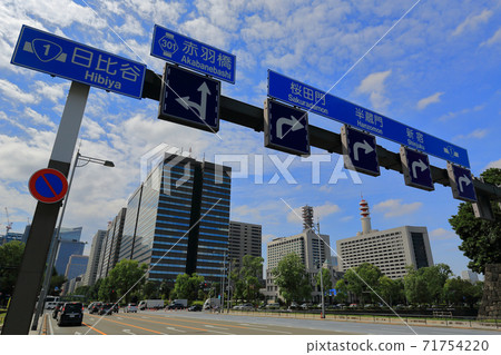 東京步行故宮外苑京田橋路口 71754220