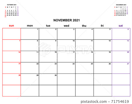 Carlendar planner November 2021 Carlendar planner November 2021 71754619