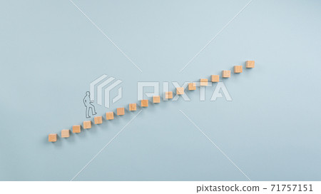 Ladder of success conceptual image 71757151