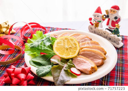 Slice of duck loin Santa Claus Slice of duck loin Santa Claus 71757223