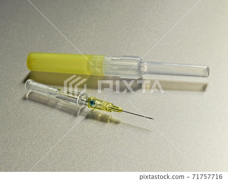 Surflo針(留置針),滴液,大小為24G(黃色) Surflo針(留置針),滴液,大小為24G(黃色) 71757716