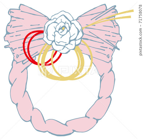 女性新年繩裝飾 71758078