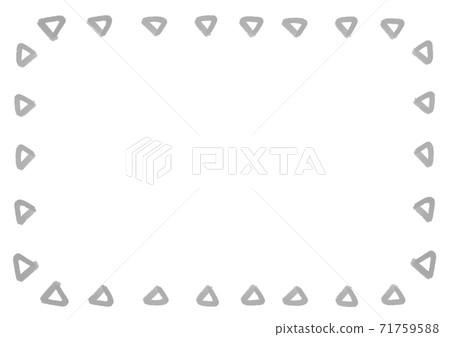 Triangular simple square frame frame 71759588