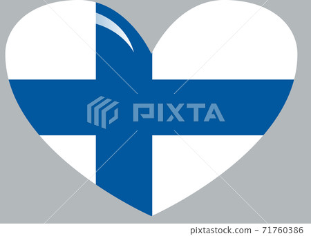 Finland flag, official colors and proportion correctly. National Finland flag. Flat Finland flag, official colors and proportion correctly. National Finland flag. Flat 71760386