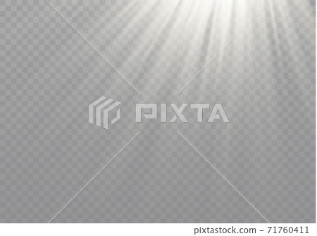 White sun rays. White sun rays. 71760411