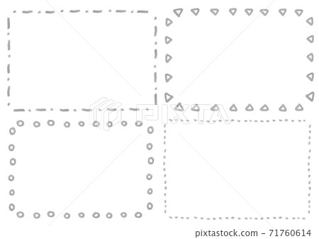 Various simple square frame sets - Stock Illustration [71760614] - PIXTA