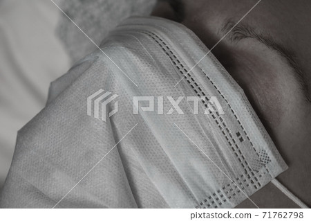 Woman in medical mask. Novel COVID-19 coronavirus outbreak, epidemic in Wuhan, China. Person prevents flu and corona virus infection. Travel and coronavirus concept. 71762798
