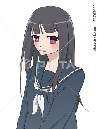 Girl in a sailor suit puzzled Girl in a sailor suit puzzled 71763623