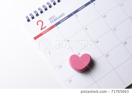 情人節日曆2月14日 71765663