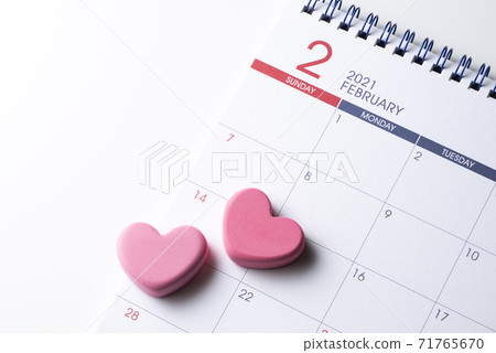 情人節日曆2月14日 情人節日曆2月14日 71765670