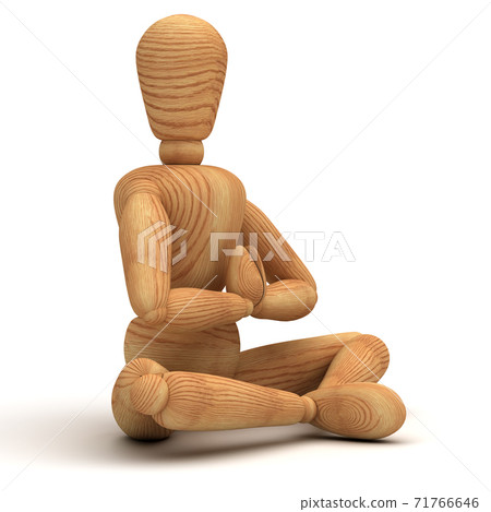 Relaxing with meditation Relaxing with meditation 71766646