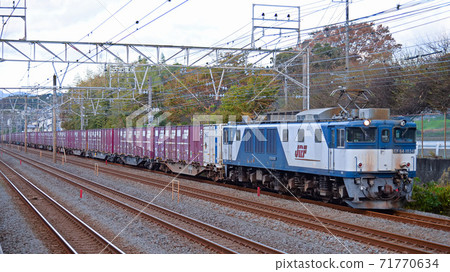 快速運行的電力機車 快速運行的電力機車 71770634