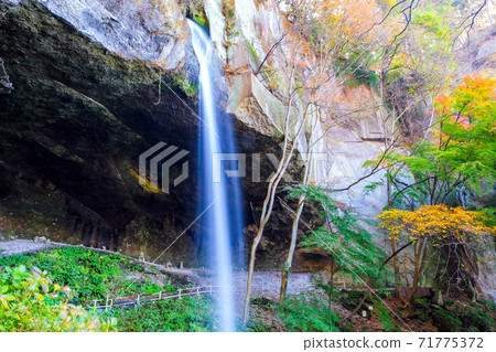 Autumn leaves and Tanashitafudo Falls 3 Autumn leaves and Tanashitafudo Falls 3 71775372