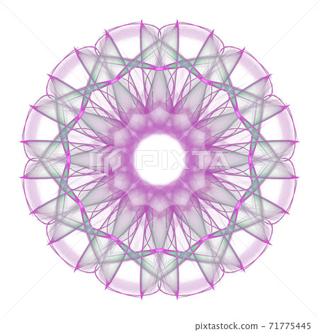 Beautiful dodecagon (transparent PNG background) 20201123_005 71775445