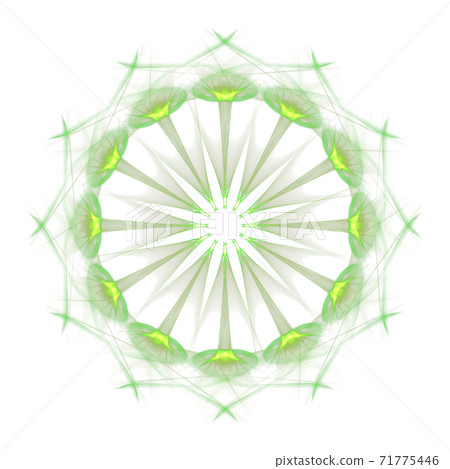 Beautiful dodecagon (transparent PNG background) 20201123_001 71775446