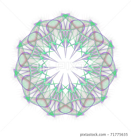 Beautiful hendecagon (transparent PNG... - Stock Illustration [71775635 ...