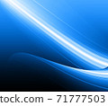 Bending light on a Gradient Blue and Dark background. 71777503
