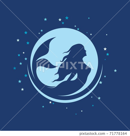 Mermaid vector illustration design Mermaid vector illustration design 71778164