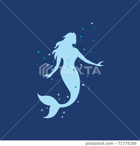 Mermaid vector illustration design Mermaid vector illustration design 71778166