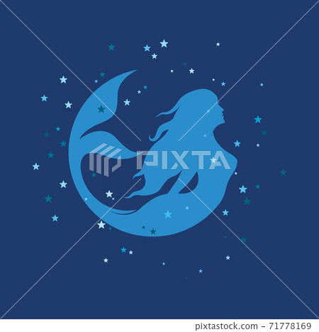 Mermaid vector illustration design Mermaid vector illustration design 71778169