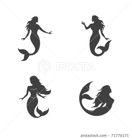 Mermaid vector illustration design 71778171