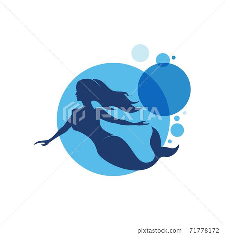 Mermaid vector illustration design 71778172