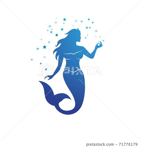 Mermaid vector illustration design 71778179