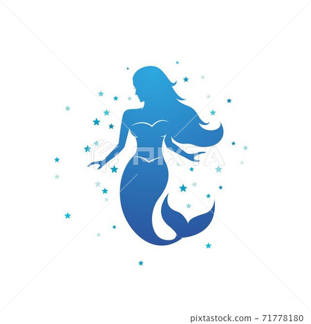 Mermaid vector illustration design 71778180