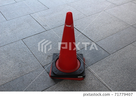 A quiet red cone A quiet red cone 71779407