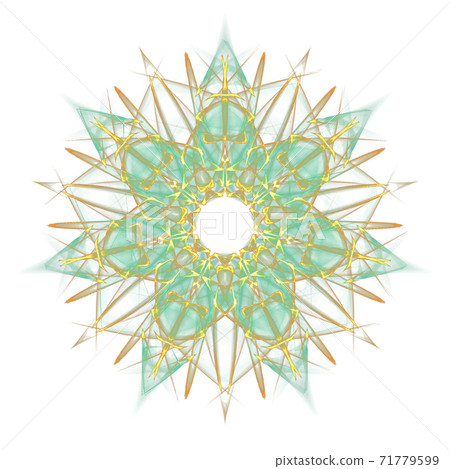 Beautiful heptagon (transparent PNG background)... - Stock Illustration ...