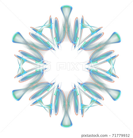 Beautiful hexagon (transparent PNG background) 20201123_009 71779932