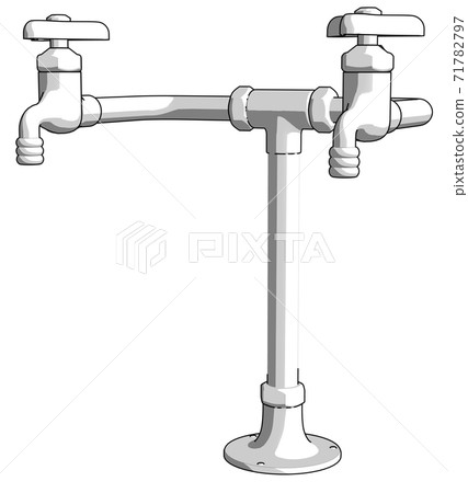Two-mouth chemical faucet 71782797