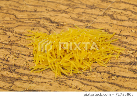 Dry raw vermicelli Italian pasta Dry raw vermicelli Italian pasta 71783903
