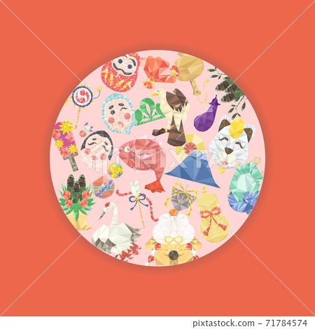 Polygon-style lucky motif layout Polygon-style lucky motif layout 71784574