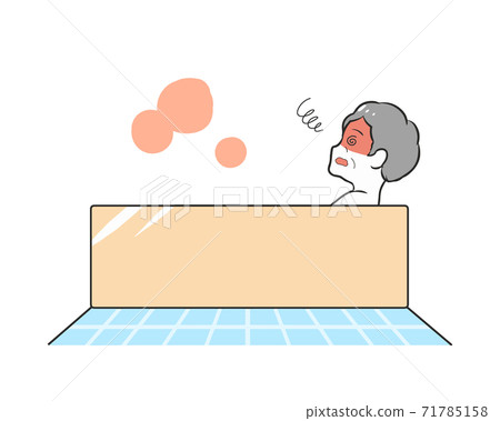 可以洗個澡的側身老婦 可以洗個澡的側身老婦 71785158