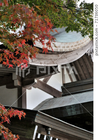Autumn scenery of Hikosan Jingu Shrine in Soeda-cho, Tagawa-gun, Fukuoka Autumn scenery of Hikosan Jingu Shrine in Soeda-cho, Tagawa-gun, Fukuoka 71786050